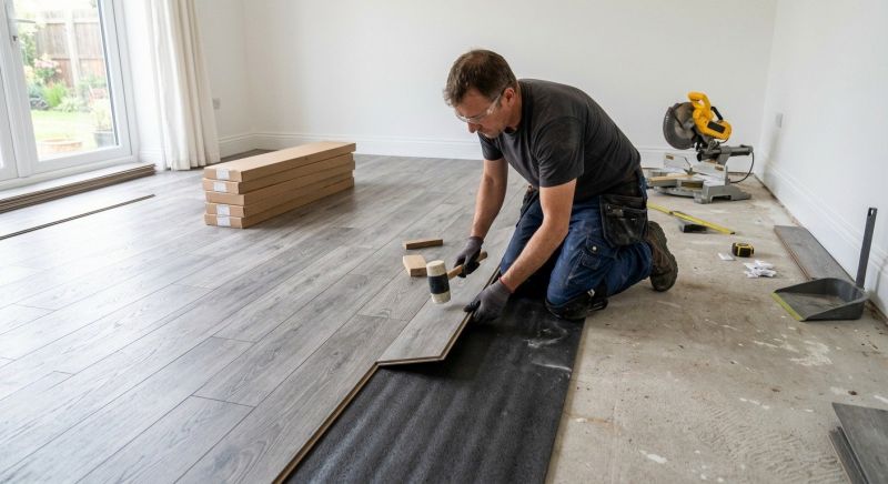 Laminate Floor Installation in Lake Arrowhead, CA