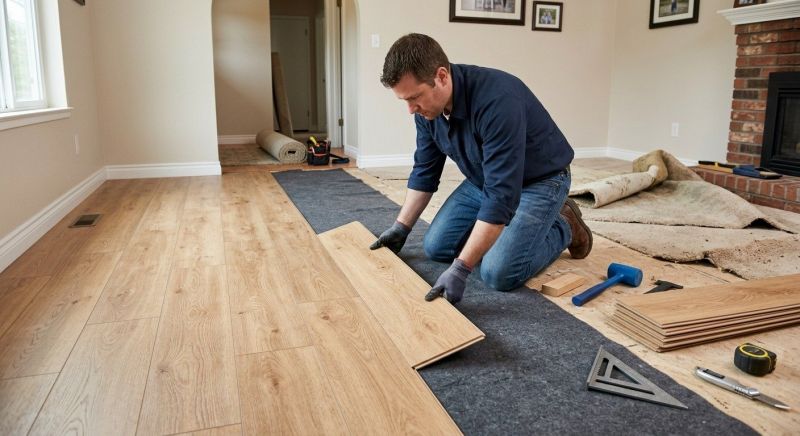 Laminate Floor Remodeling in Rancho Cucamonga, CA