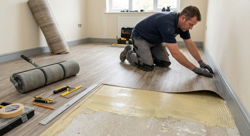 Sheet Flooring Installation in La Habra, CA