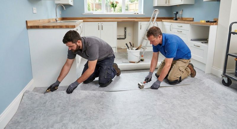 Sheet Linoleum Installation in Rancho Cucamonga, CA