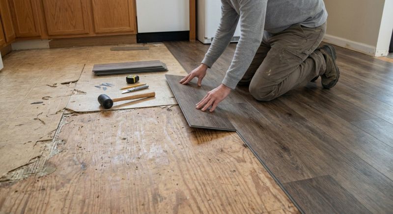 Vinyl Flooring Installation in Ontario, CA
